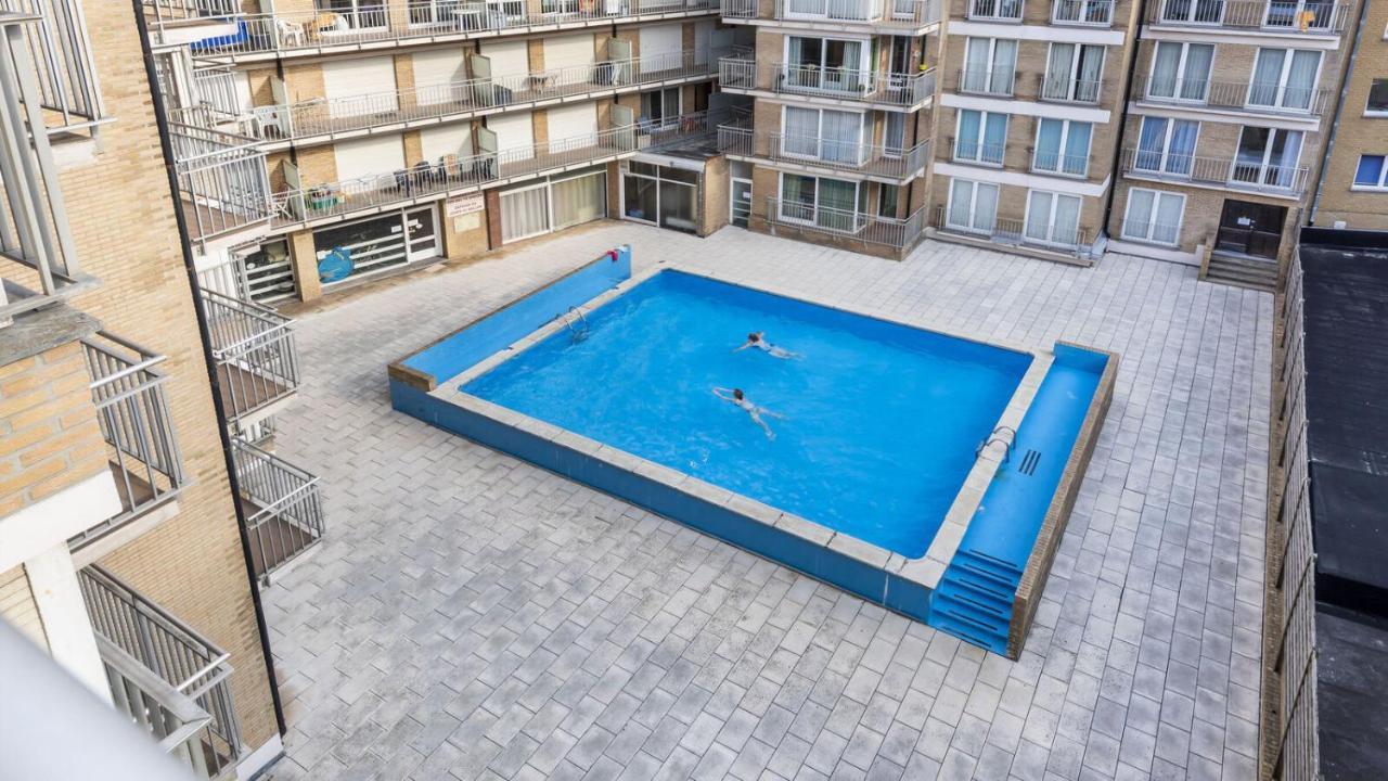 Zonnig En Gezellig Appartement Met Zijdelings Zeezicht En Zwembad In Коксейде Екстер'єр фото